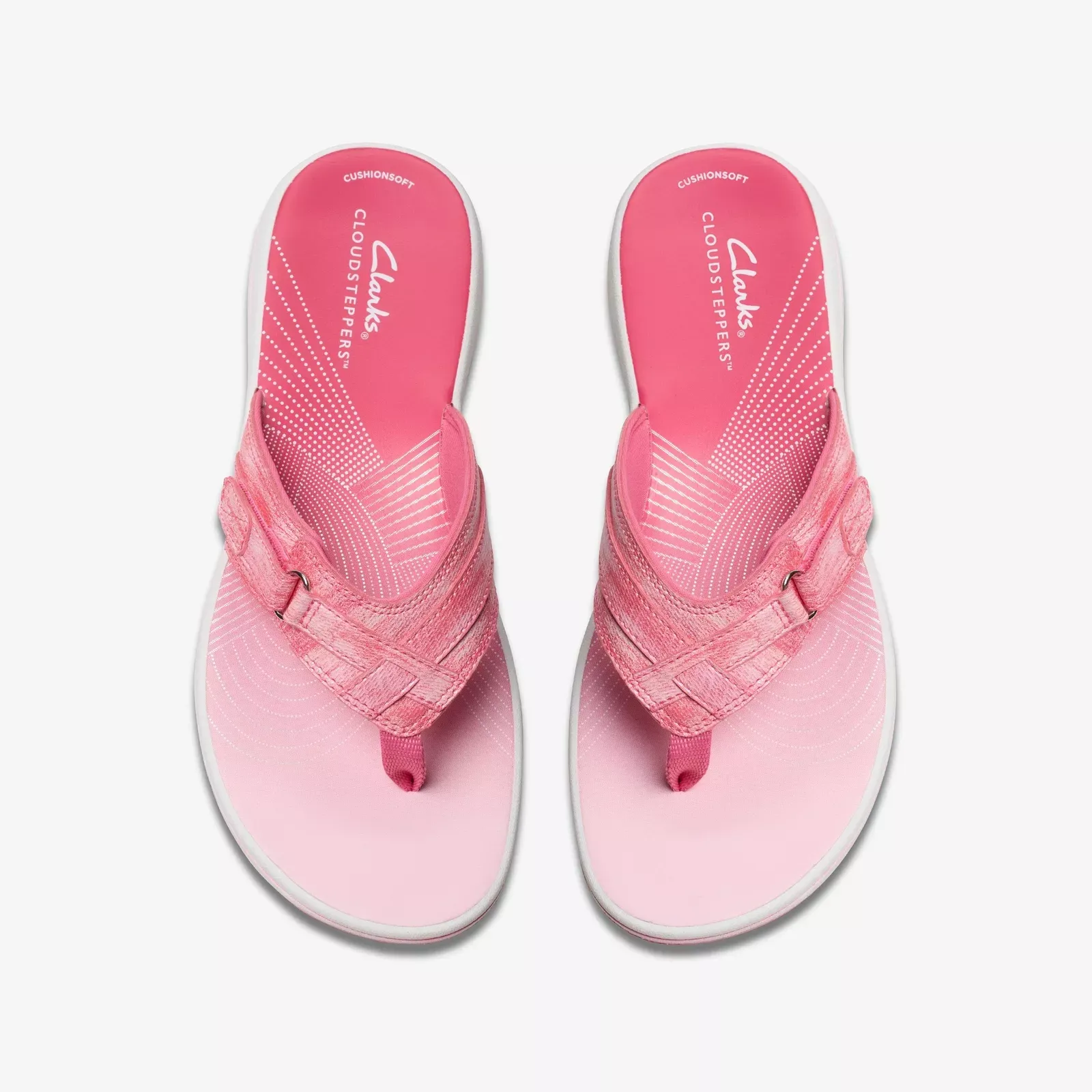 Clarks Women's Breeze Sea H Black Snake | Pink Ombre