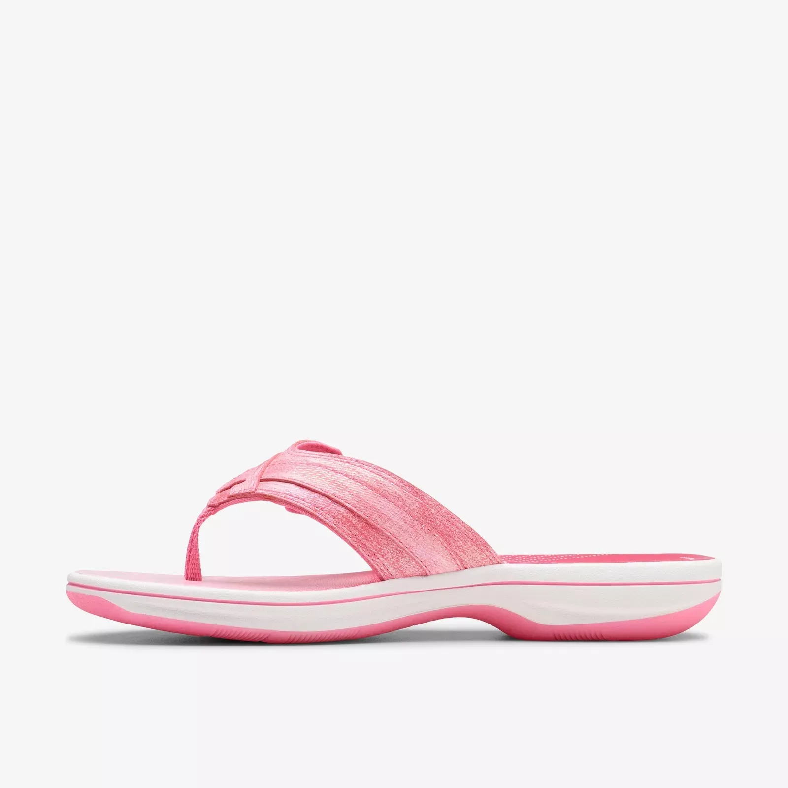 Clarks Women's Breeze Sea H Black Snake | Pink Ombre