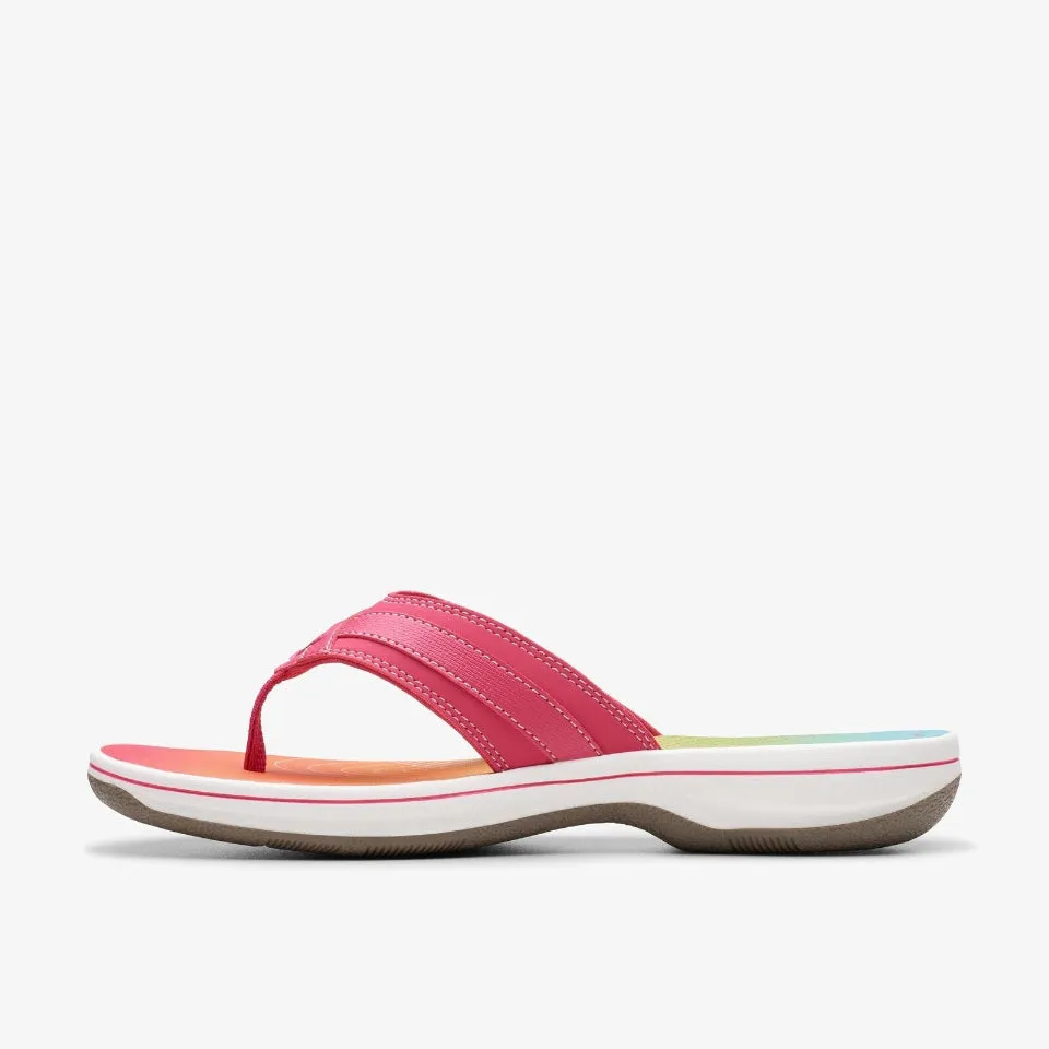 Clarks Women's Breeze Sea H Bright Pink Ombre | Denim Blue Interest