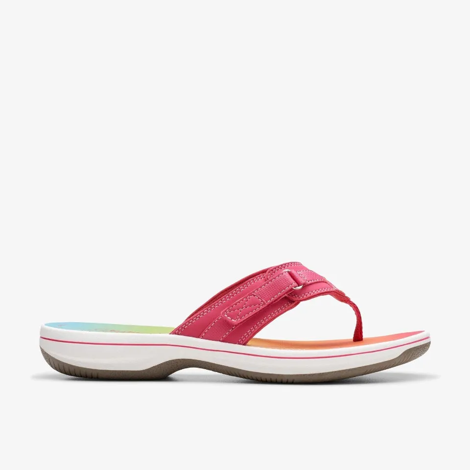 Clarks Women's Breeze Sea H Bright Pink Ombre | Denim Blue Interest