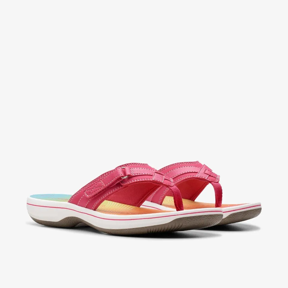 Clarks Women's Breeze Sea H Bright Pink Ombre | Denim Blue Interest