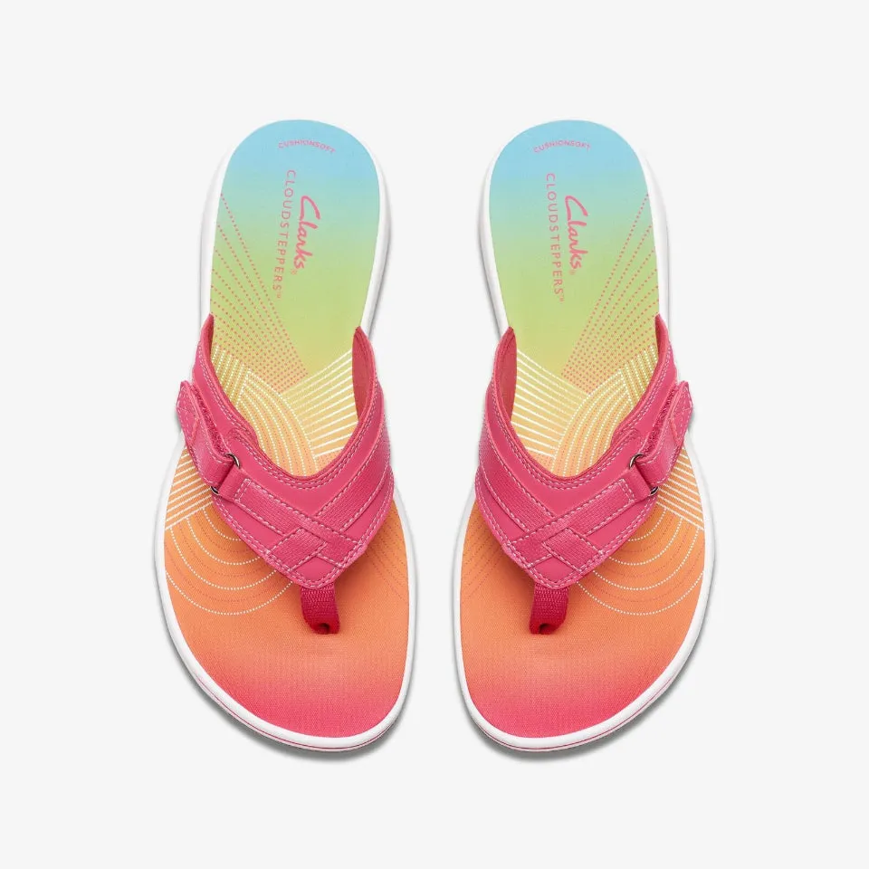 Clarks Women's Breeze Sea H Bright Pink Ombre | Denim Blue Interest