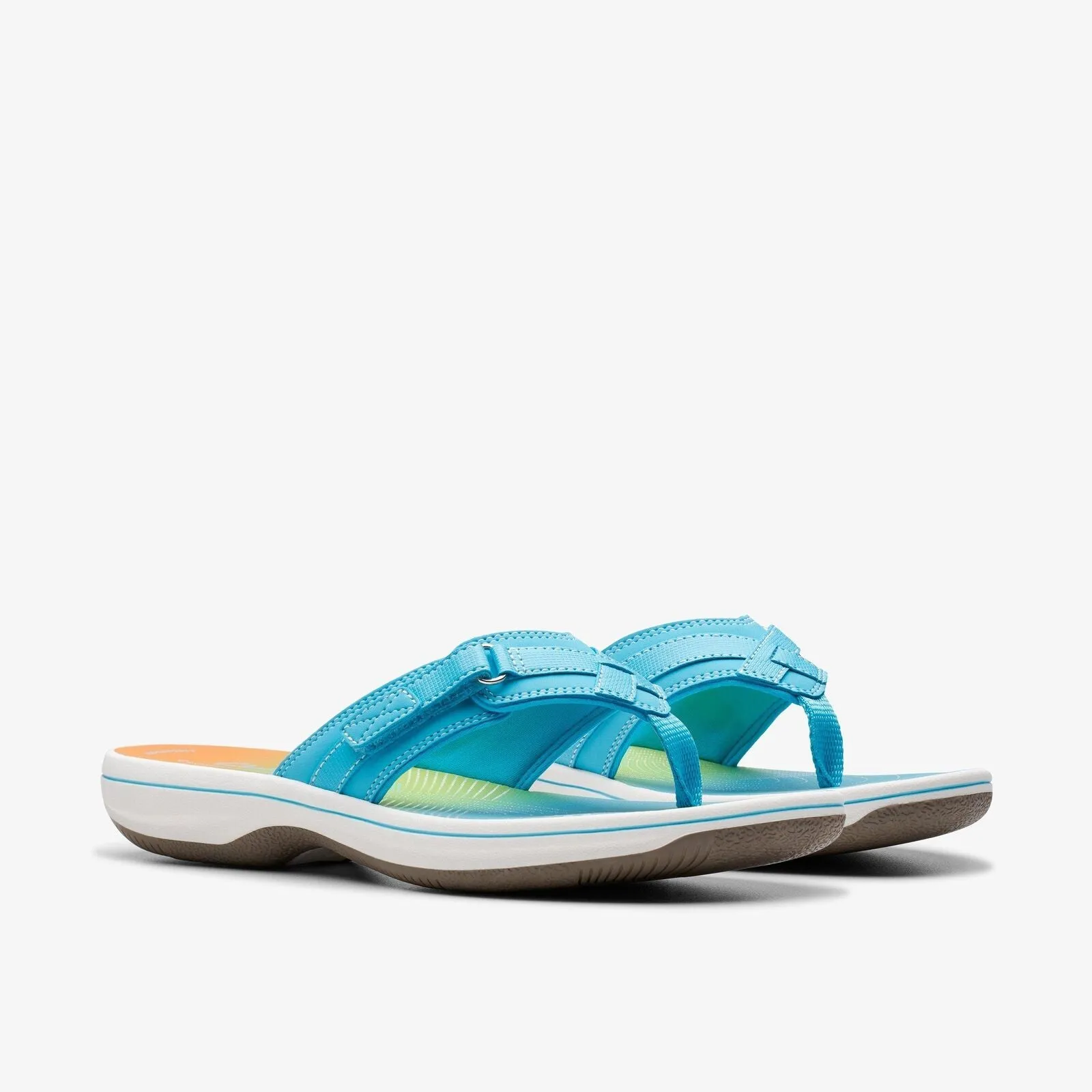Clarks Women's Breeze Sea H Turquoise Ombre | Light Taupe