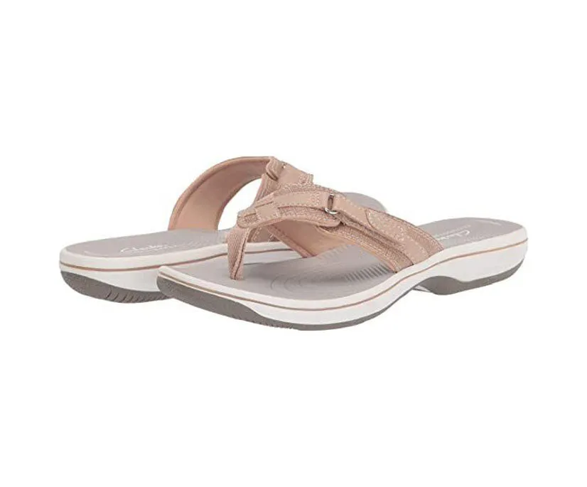 Clarks Women's Breeze Sea Taupe | Purple | Silver
