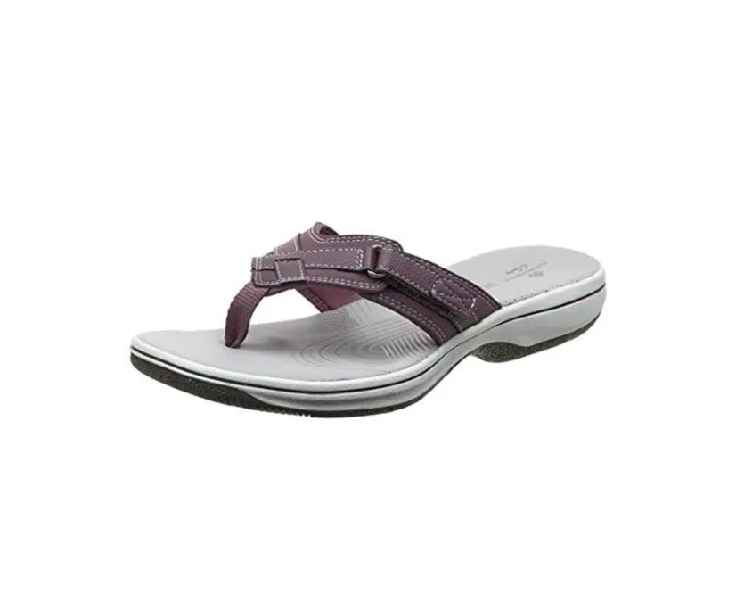 Clarks Women's Breeze Sea Taupe | Purple | Silver