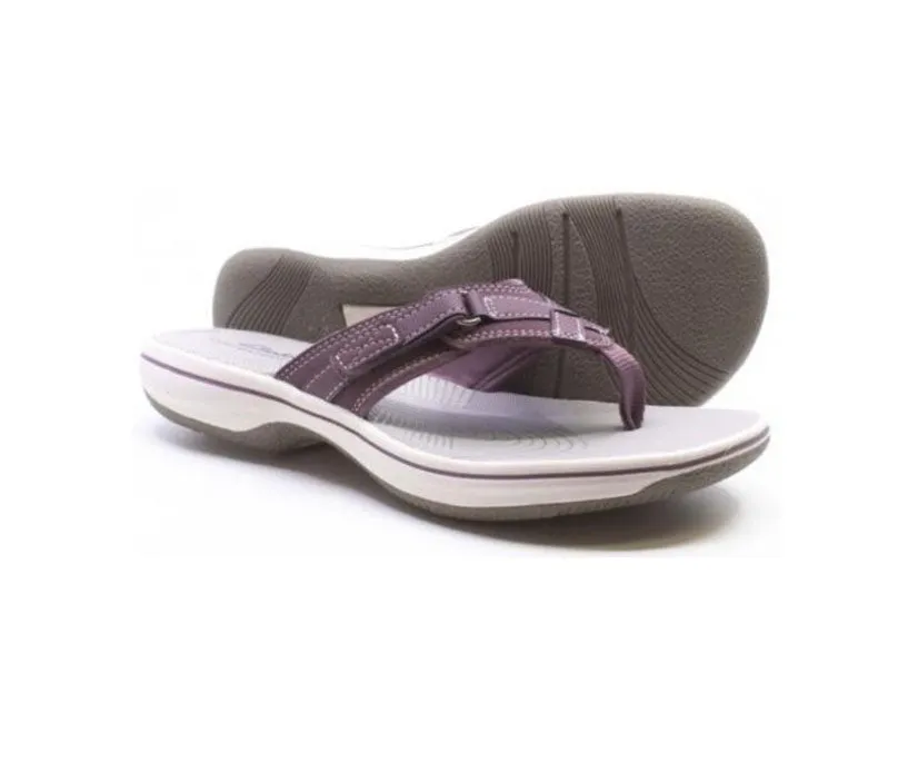Clarks Women's Breeze Sea Taupe | Purple | Silver