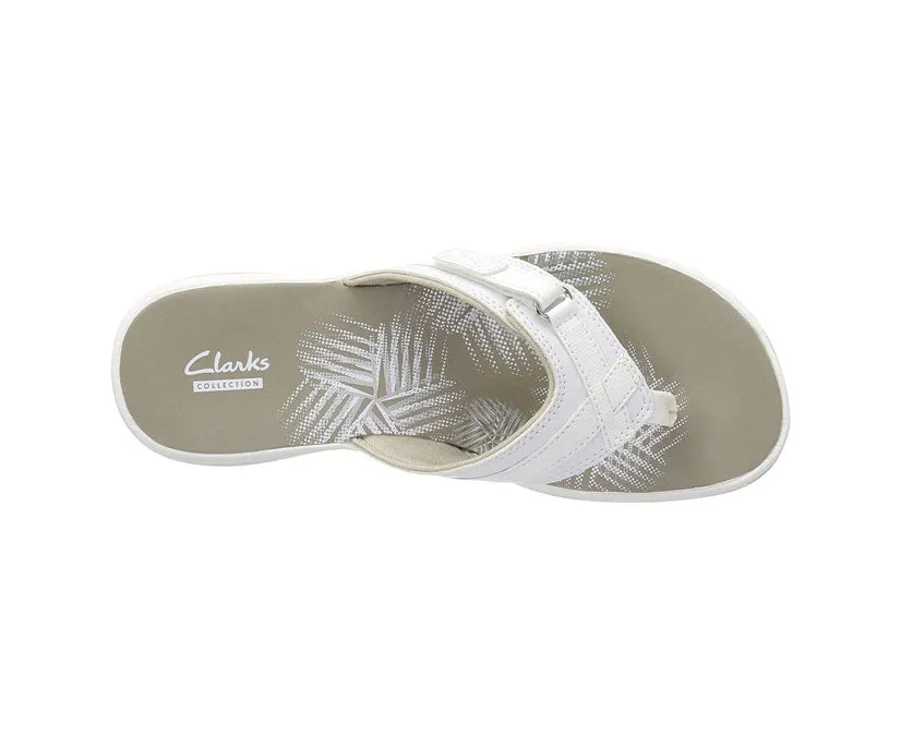 Clarks Women's Breeze Sea White | Bright Coral | Rose Gold