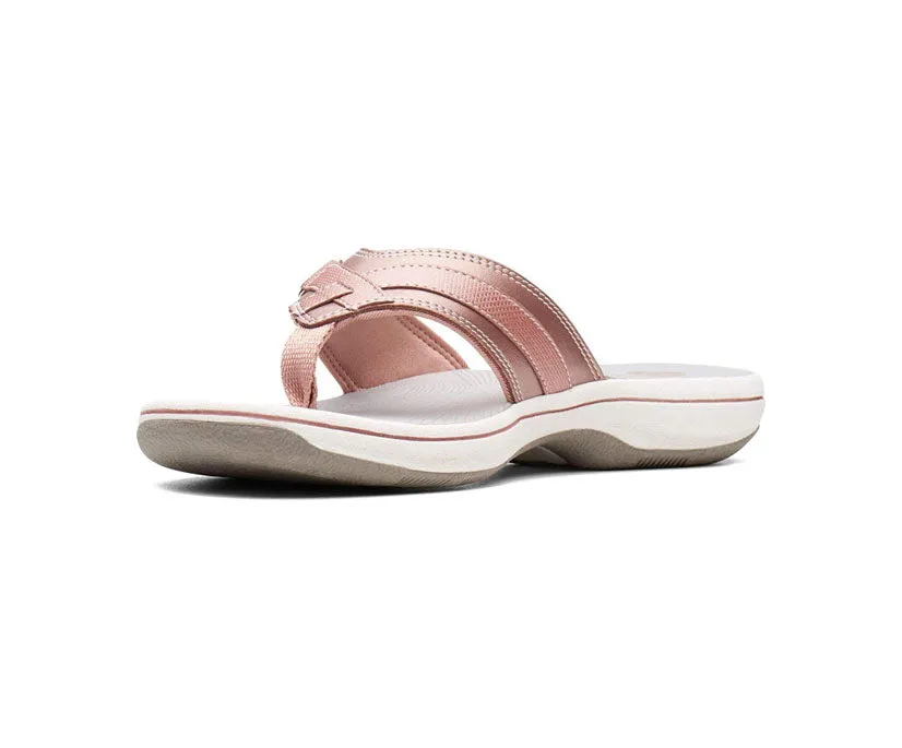 Clarks Women's Breeze Sea White | Bright Coral | Rose Gold