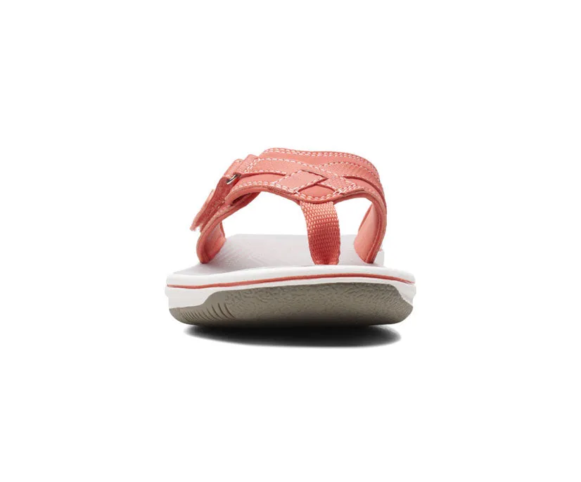 Clarks Women's Breeze Sea White | Bright Coral | Rose Gold