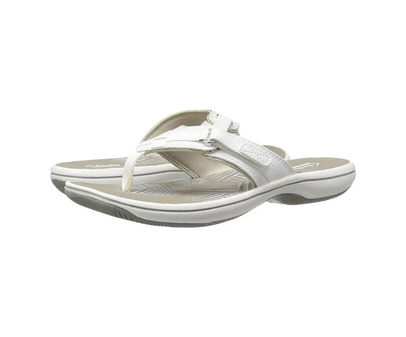 Clarks Women's Breeze Sea White | Burnt Yellow | Lavender