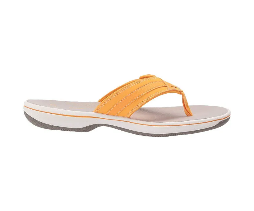 Clarks Women's Breeze Sea White | Burnt Yellow | Lavender