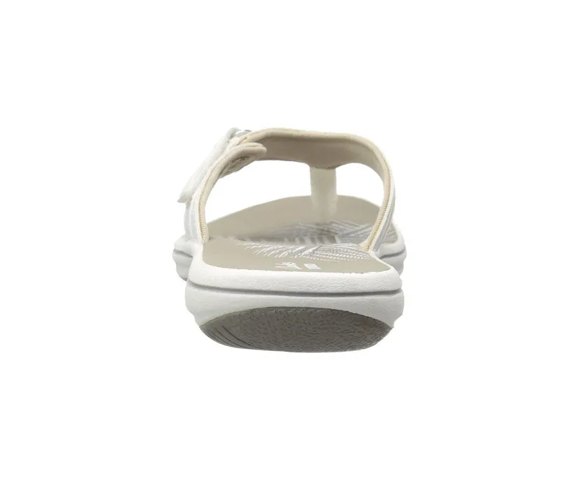 Clarks Women's Breeze Sea White | Burnt Yellow | Lavender