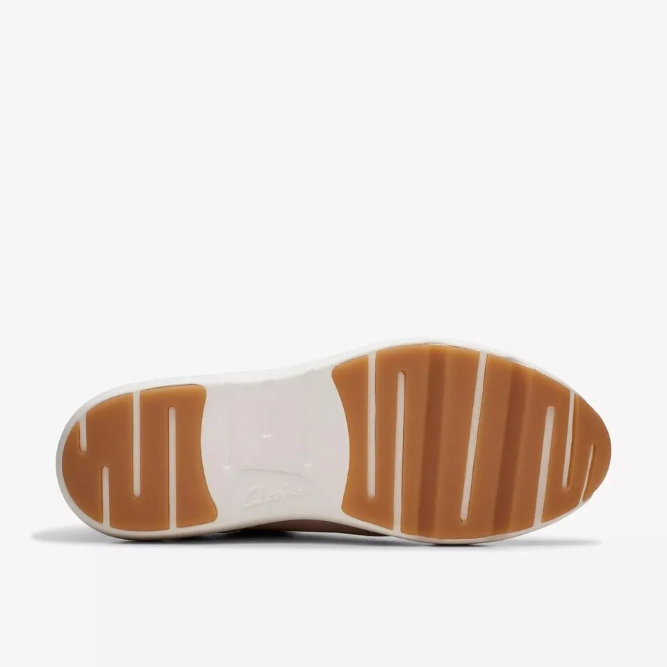 Clarks Women's Tivoli Zip Navy | Sand Combi Leather