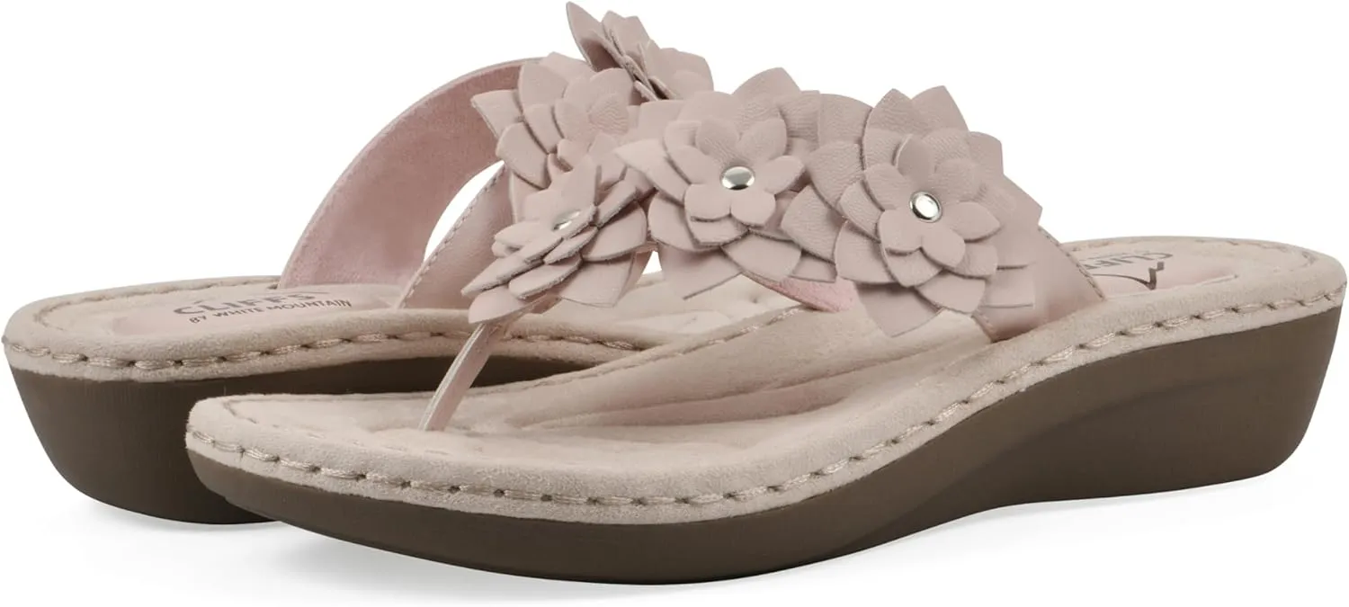 CLIFFS BY WHITE MOUNTAIN Women's Content Floral Sandal