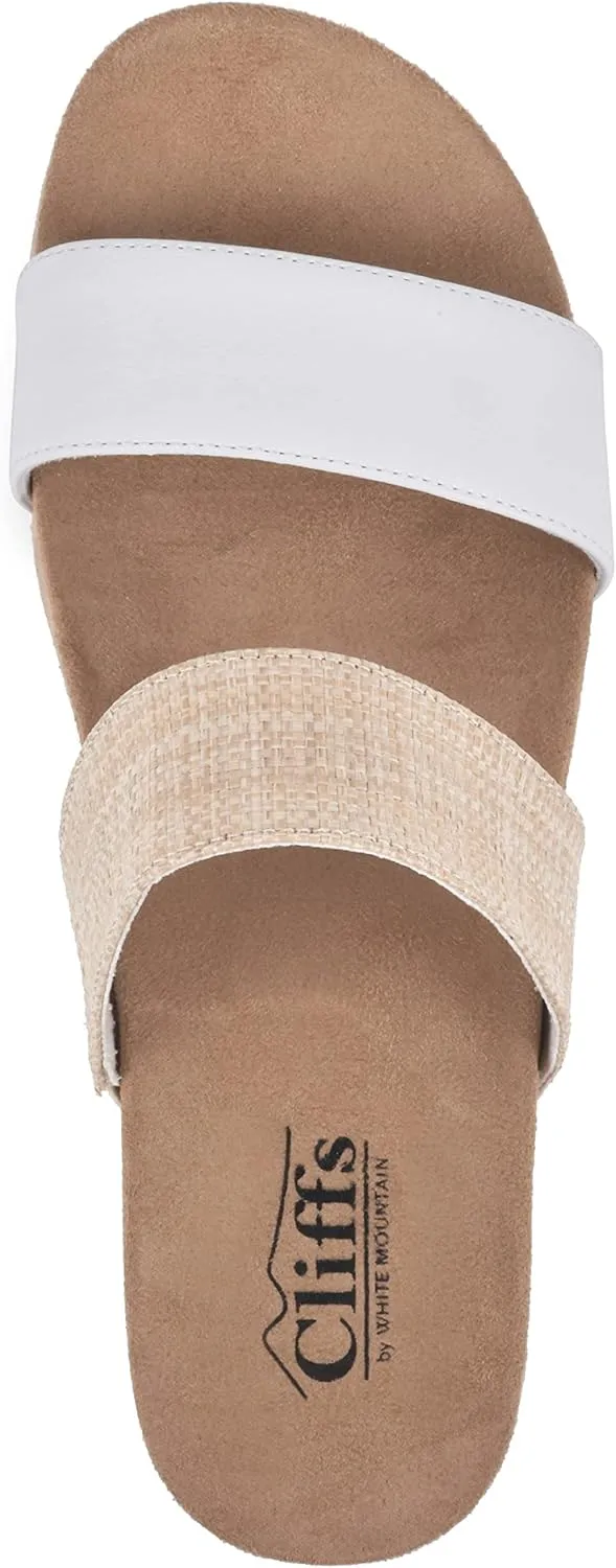 CLIFFS BY WHITE MOUNTAIN Women's Tahlie Slide Sandal