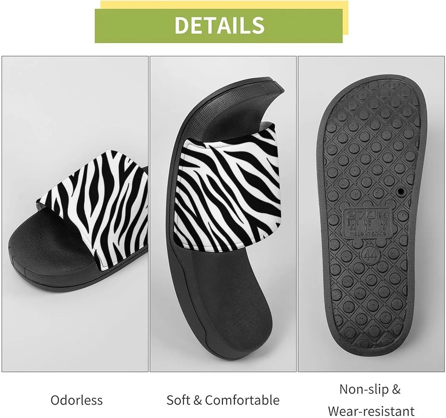 Cow Print Slippers Mens Women Slides Shoes Sandals Non Slip Summer Slipper for Outdoor Beach Home Indoor
