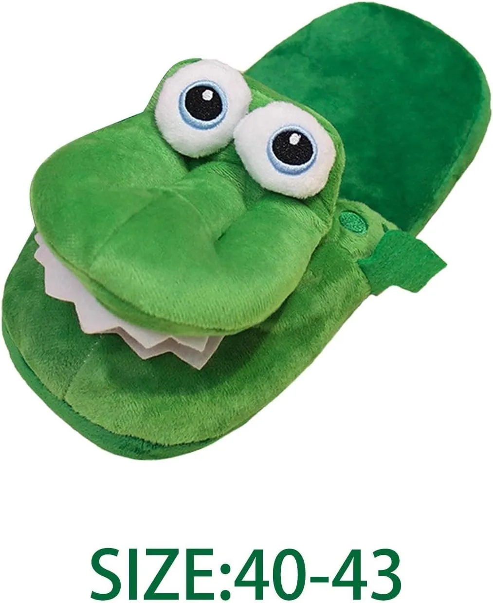 Cozy Crocodile Interactive Mouth Slippers for Women, Boys & Girls - Warm, Non-slip Winter Slippers