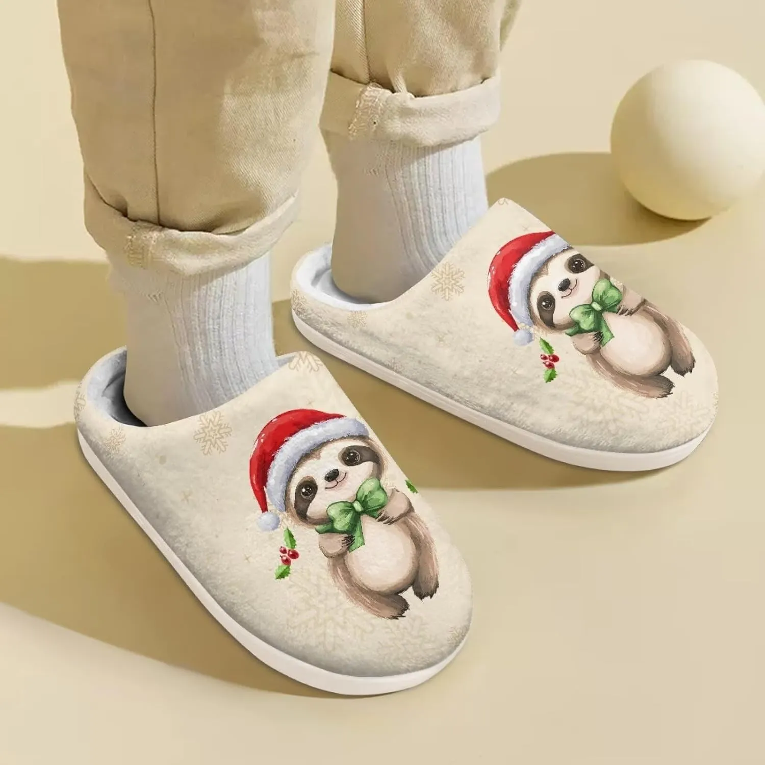 Cute Home Slippers for Girls, Printed Kids House Slippers for Boys, Non Slip Scuff Slippers for Indoor Outdoor