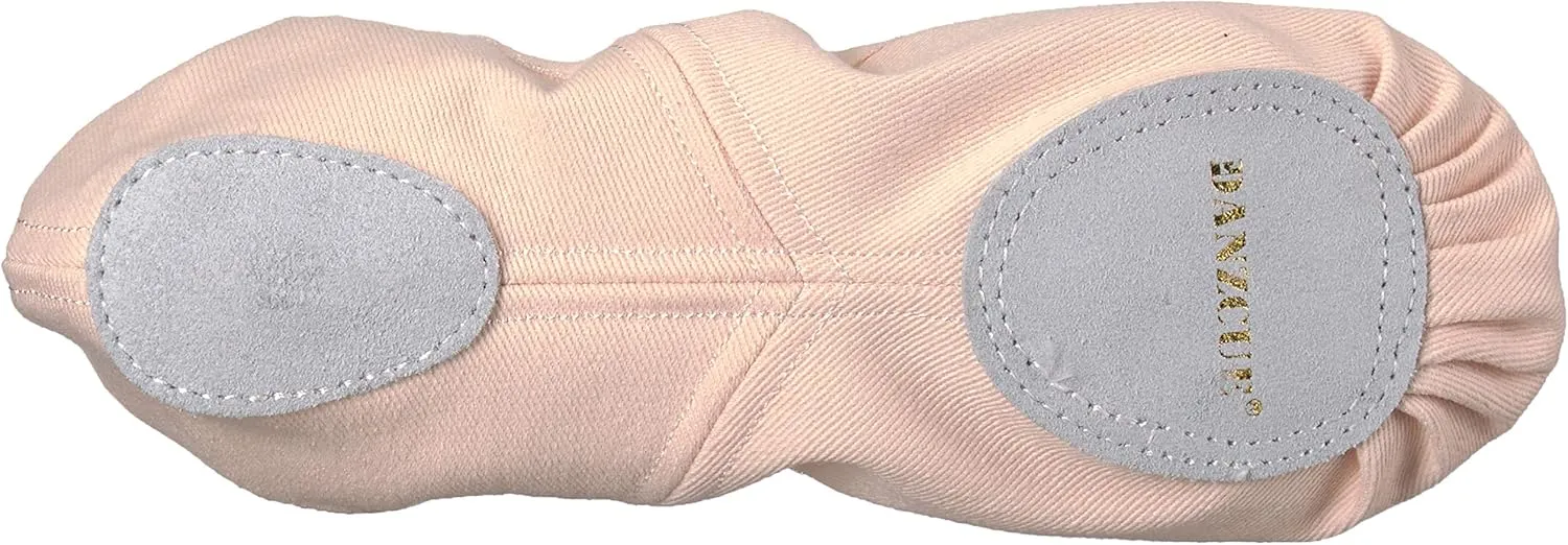 Danzcue Stretch Canvas Split Sole Ballet Slipper