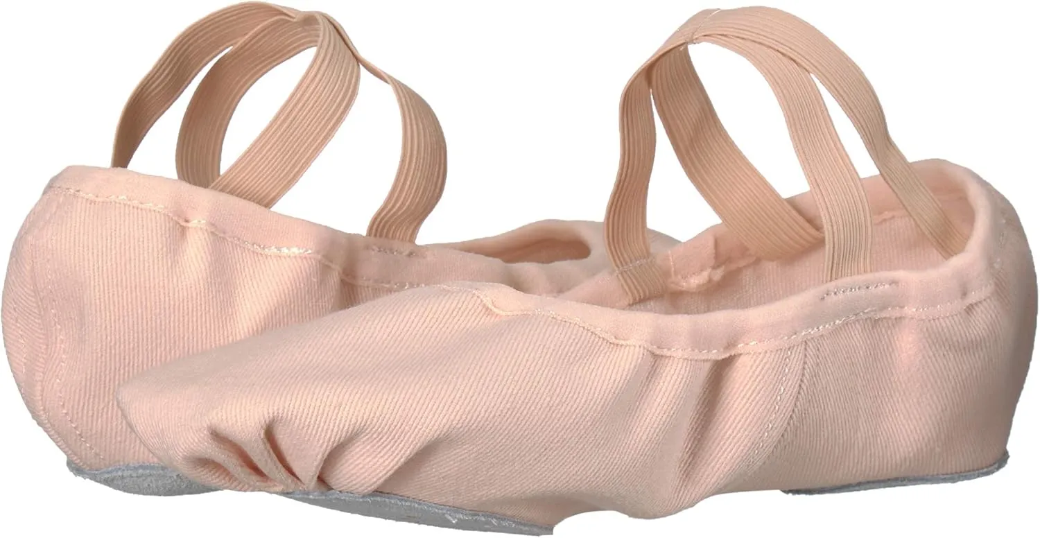 Danzcue Stretch Canvas Split Sole Ballet Slipper