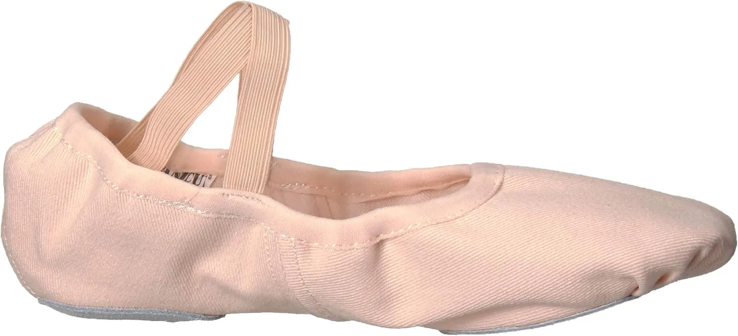 Danzcue Stretch Canvas Split Sole Ballet Slipper