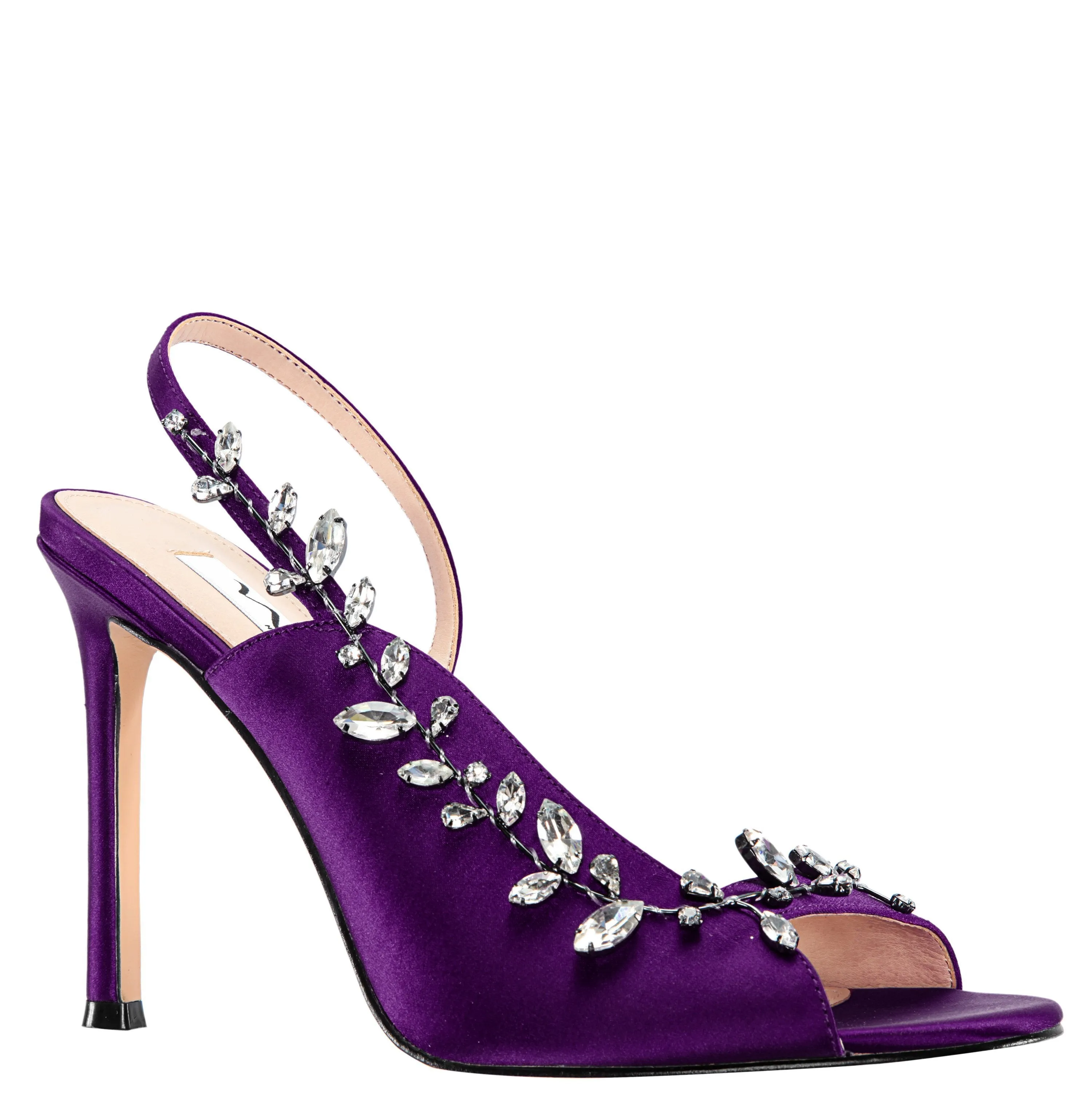 DEANNE-EGGPLANT SATIN