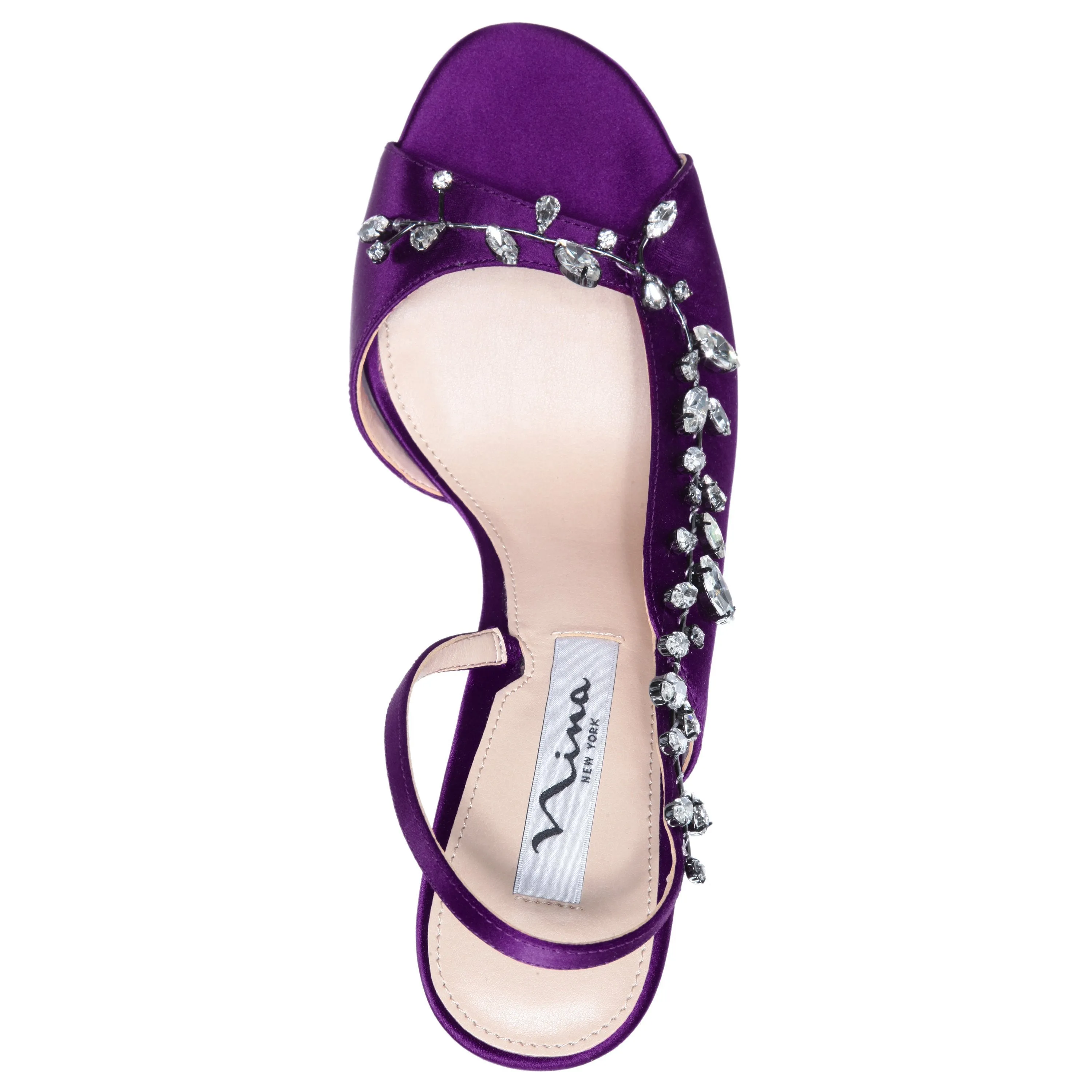 DEANNE-EGGPLANT SATIN