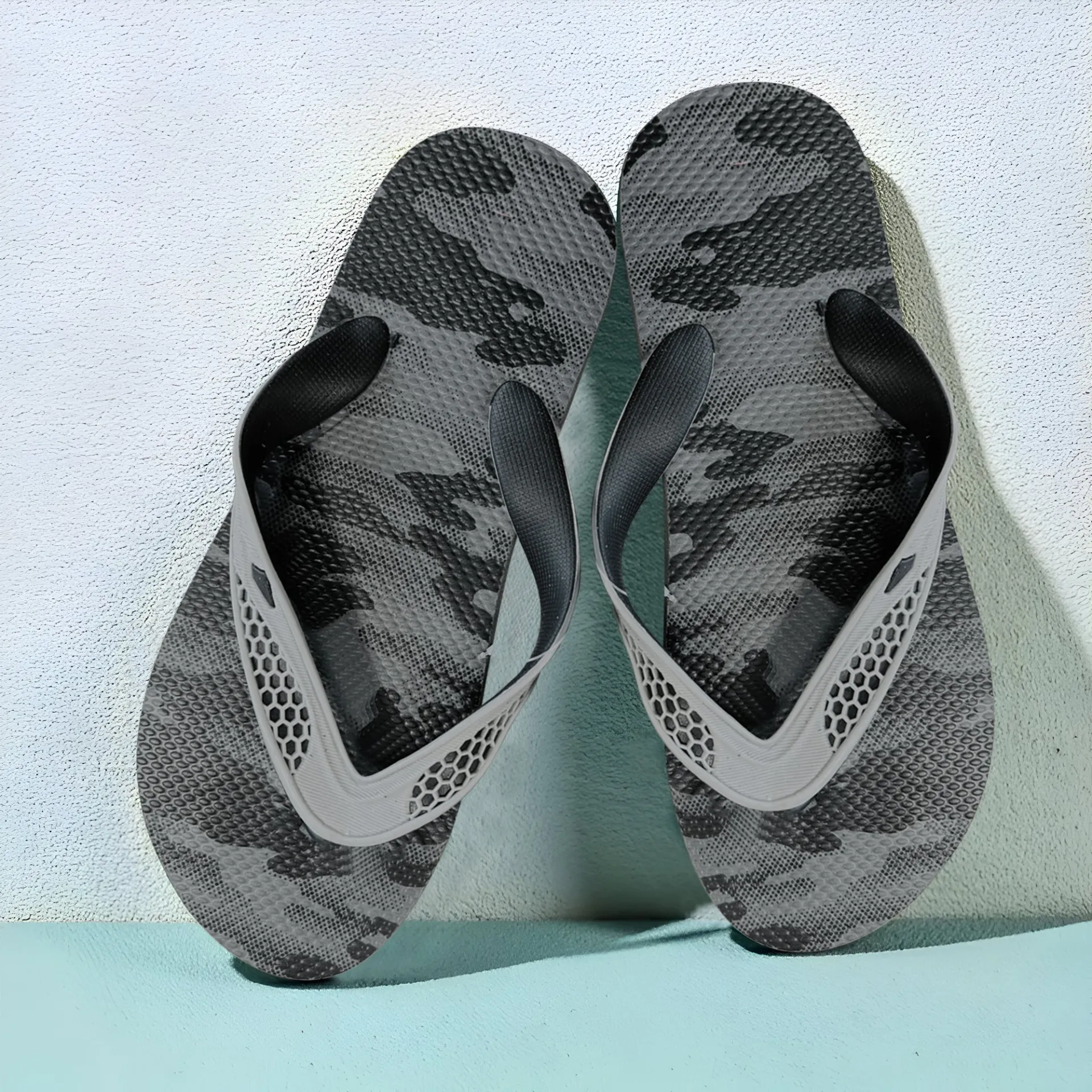 Design Rubber Women Toe Post Flip Flop Beach Slipper for Sea ~5212