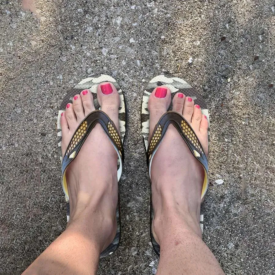 Design Rubber Women Toe Post Flip Flop Beach Slipper for Sea ~5212