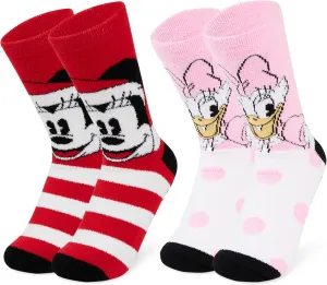 Disney Stitch Slippers Socks Women 2 Pack Fluffy Socks Non Slip Fleece Bed Socks Stitch Minnie Mickey Mouse Baby Yoda