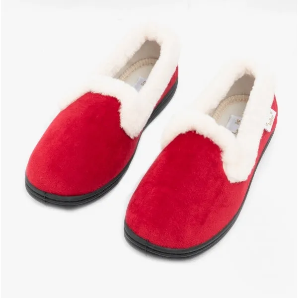 Dr Keller ALMA Womens Full Slippers Red