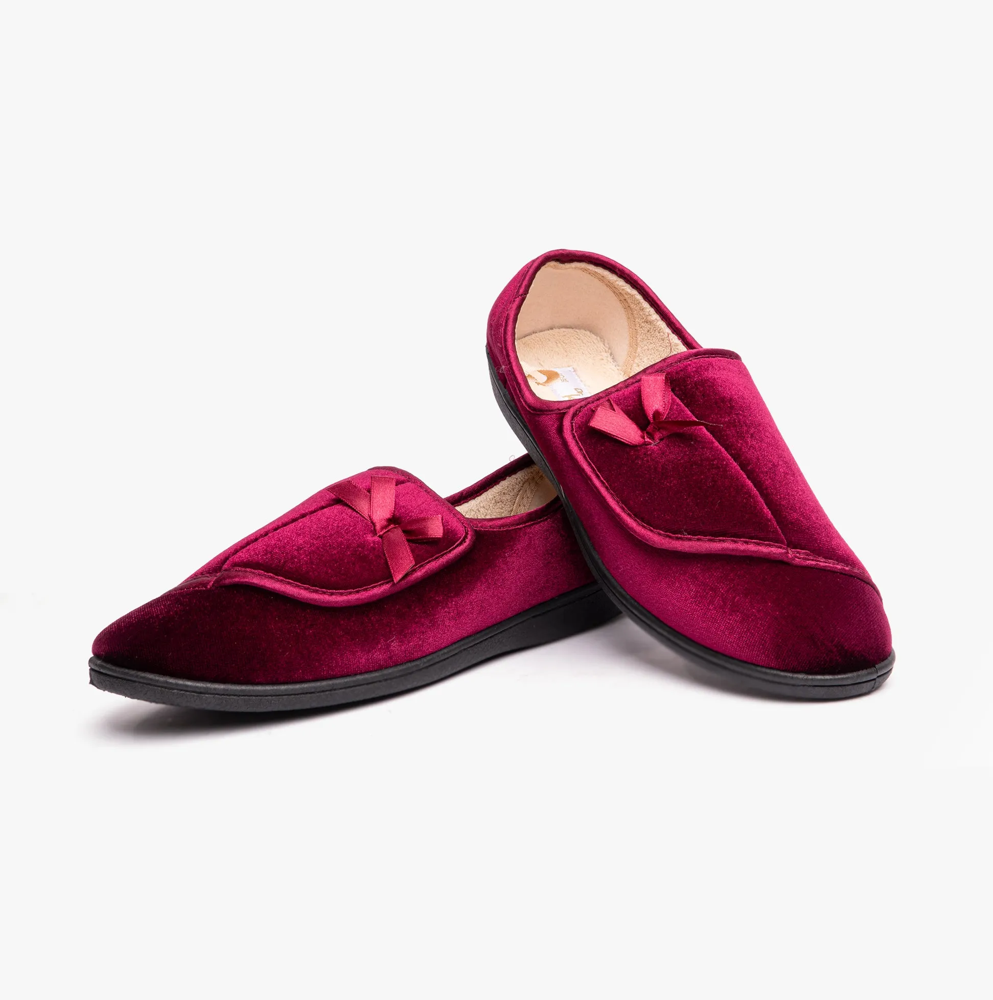 Dr Keller VIOLA Womens Full Slippers Red