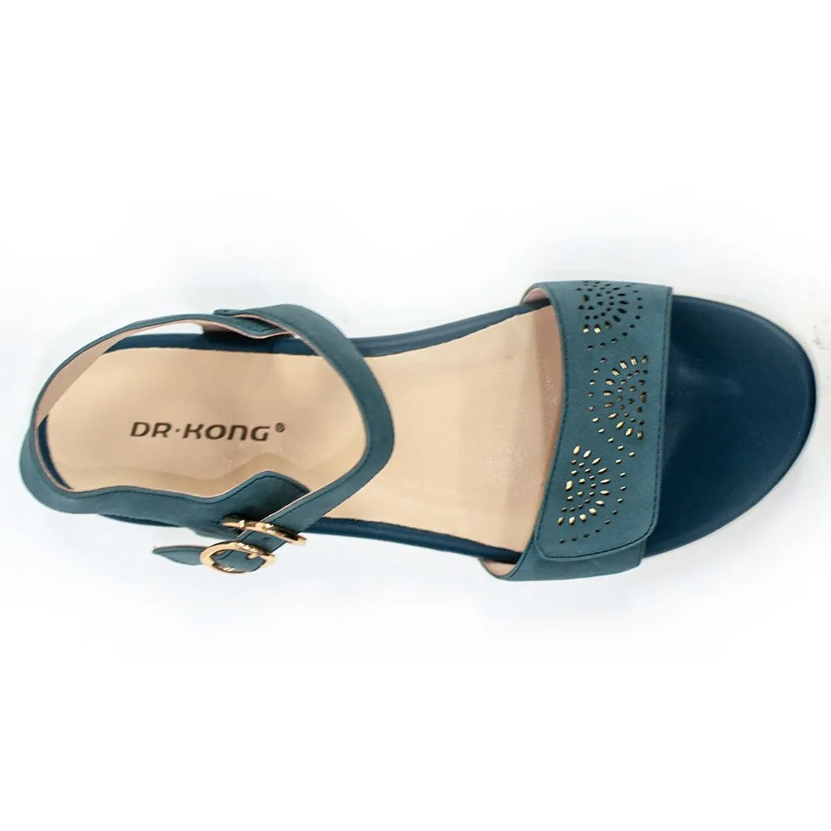 Dr Kong Kendra Blue Sandals