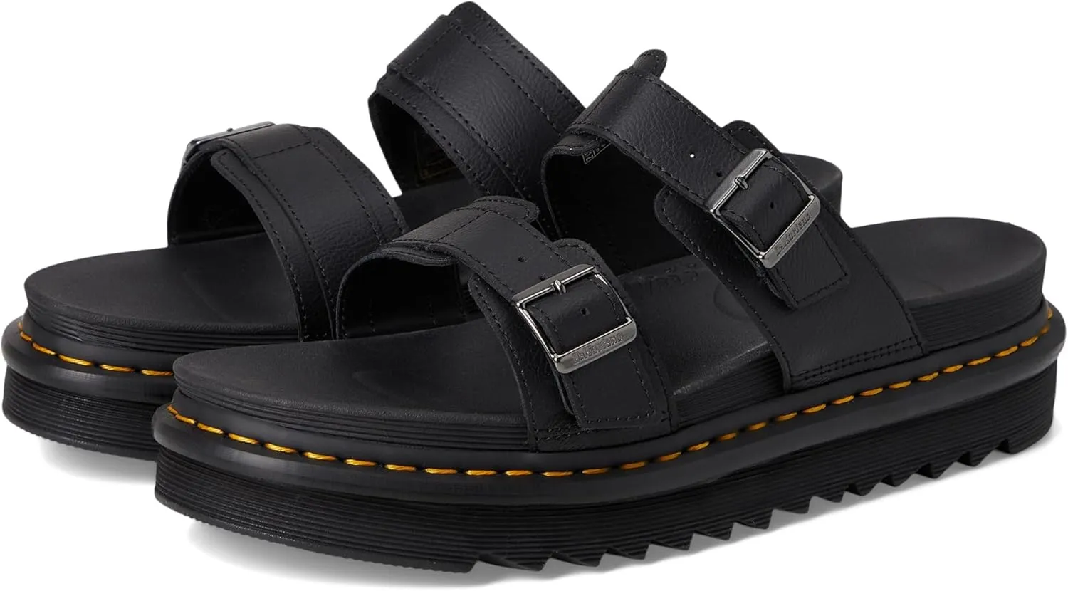 Dr. Martens Unisex Myles Black Brando Sandal
