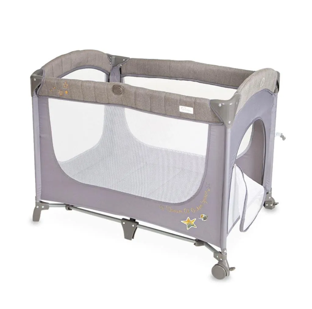 DROP SIDE PLAY PEN – GREY