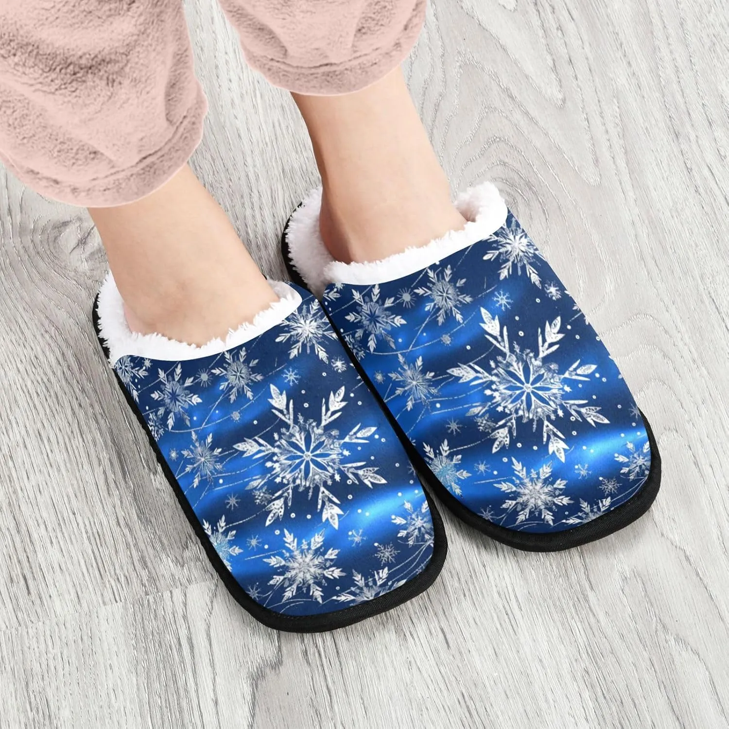Dussdil Winter Spa Slippers Home House Slippers for Women Men Travel Slipper Soft Memory Foam Slipper Non Slip for Hotel Bedroom Shoes Slippers