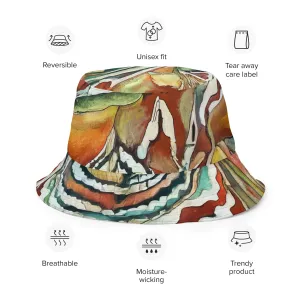 Earthy - Reversible bucket hat