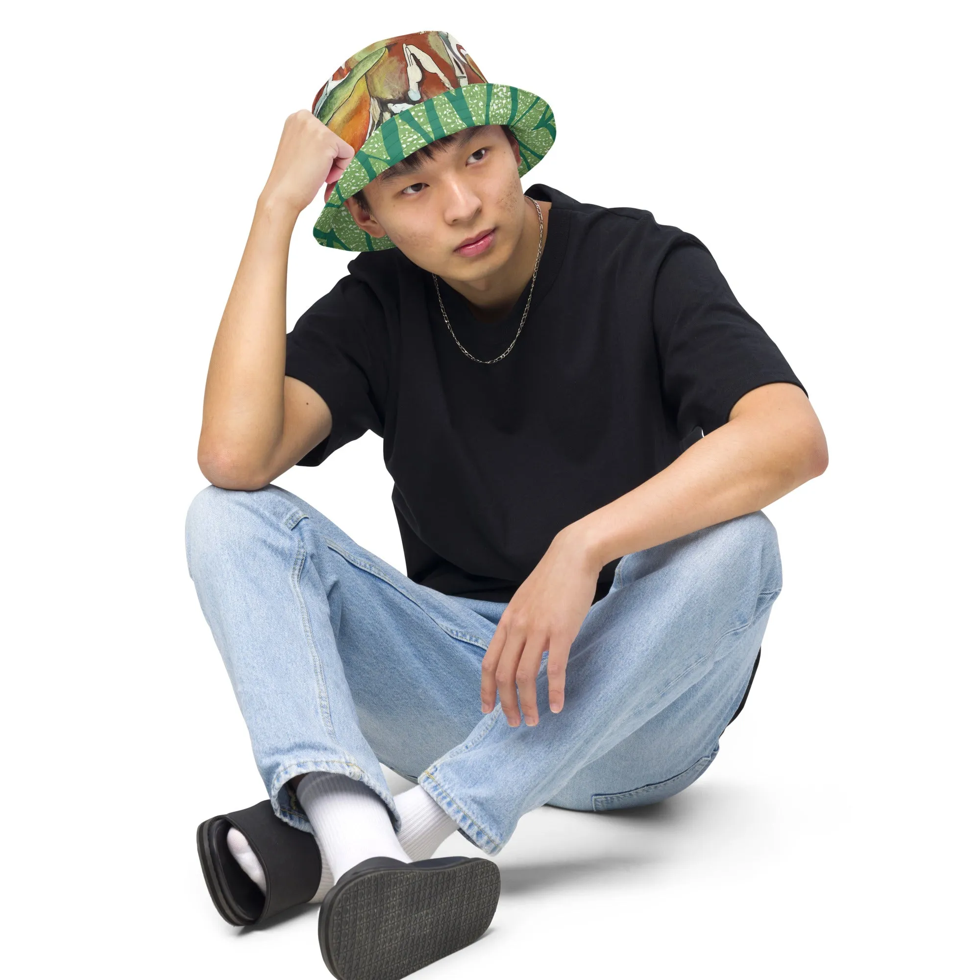 Earthy - Reversible bucket hat