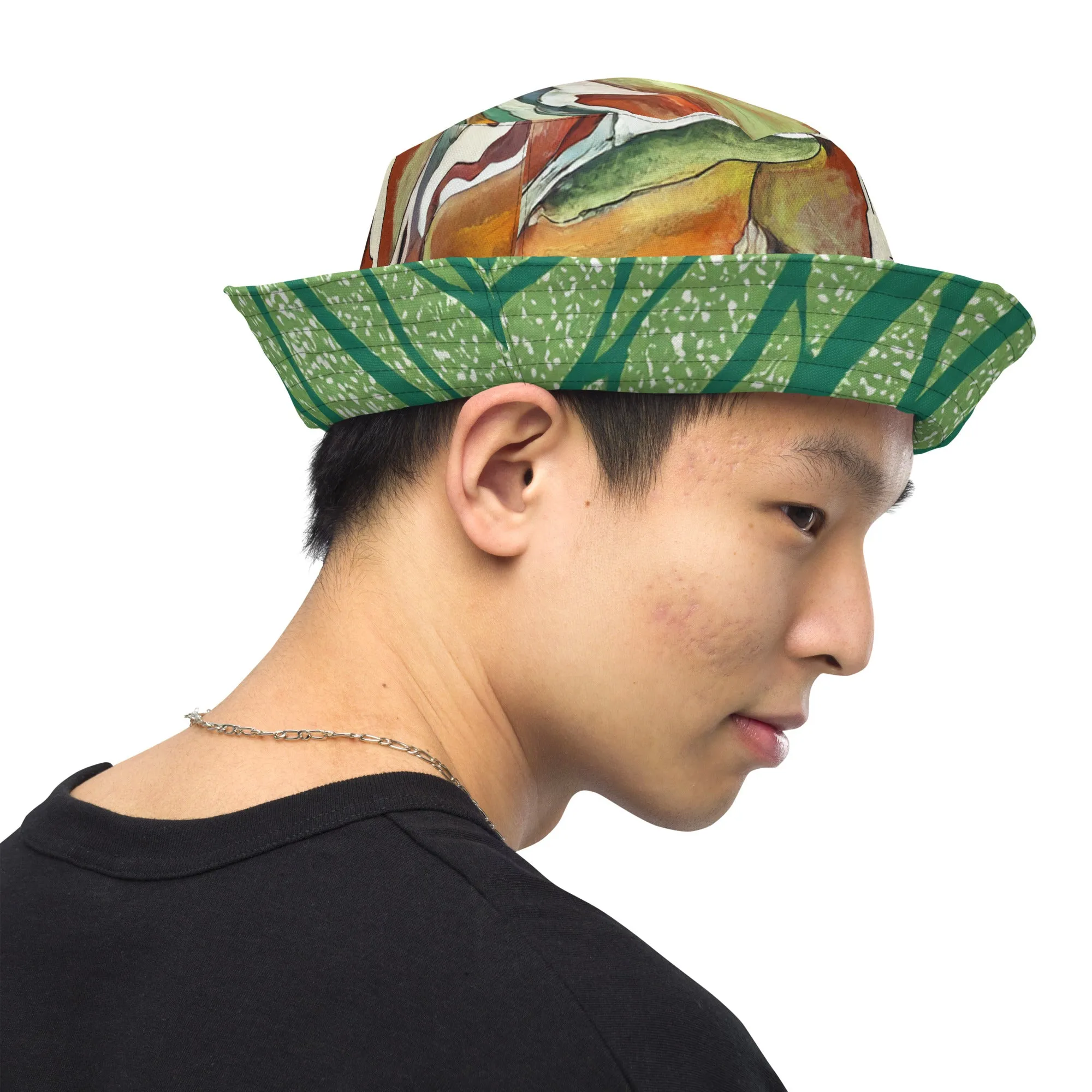 Earthy - Reversible bucket hat