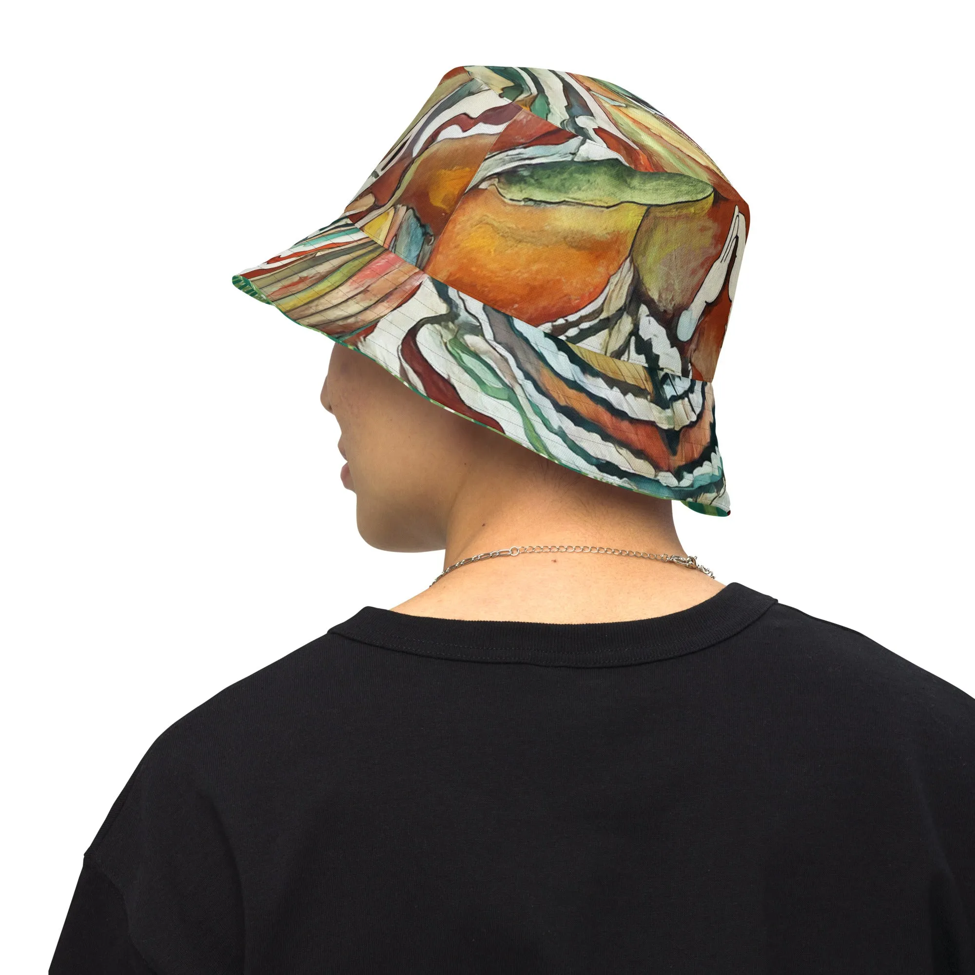 Earthy - Reversible bucket hat