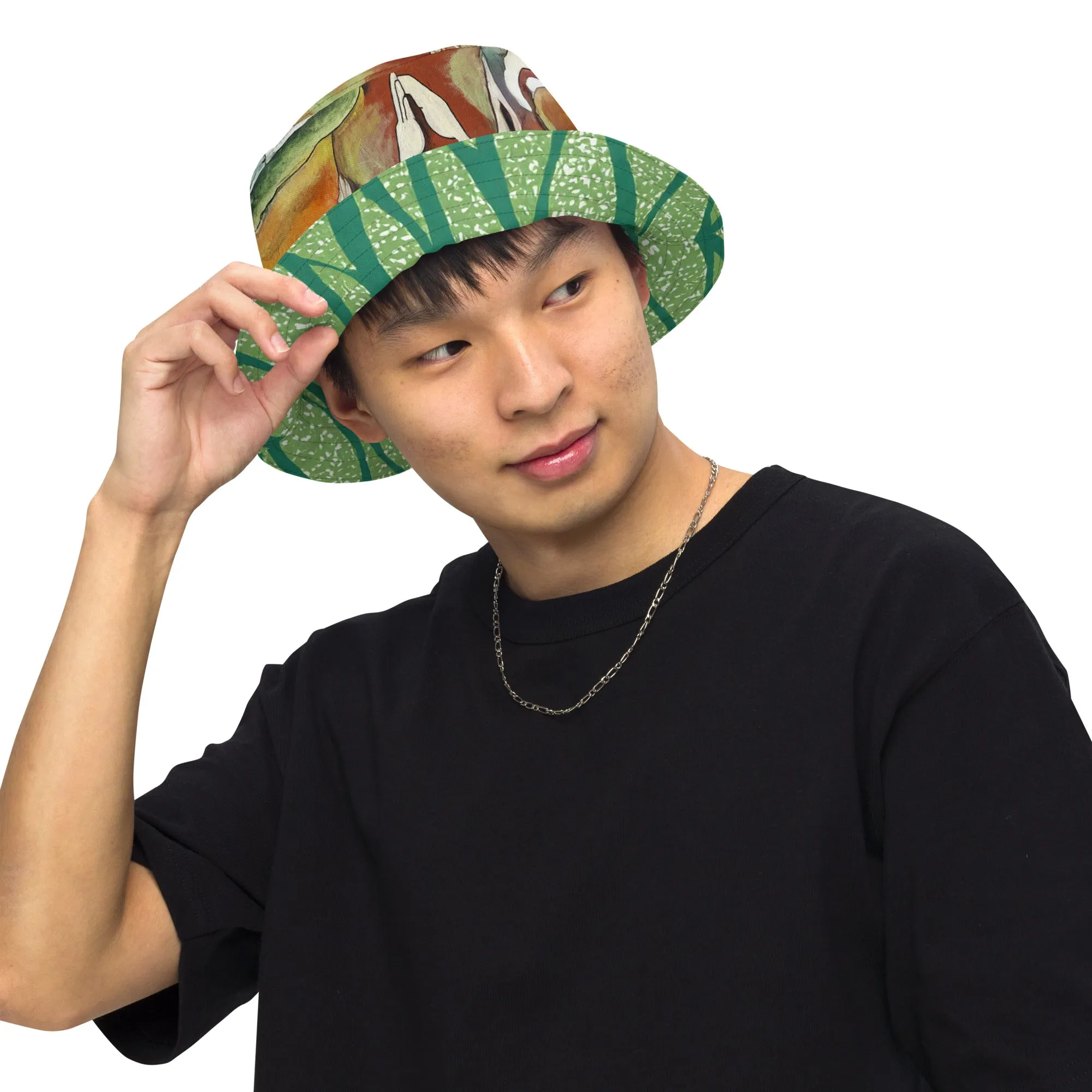 Earthy - Reversible bucket hat