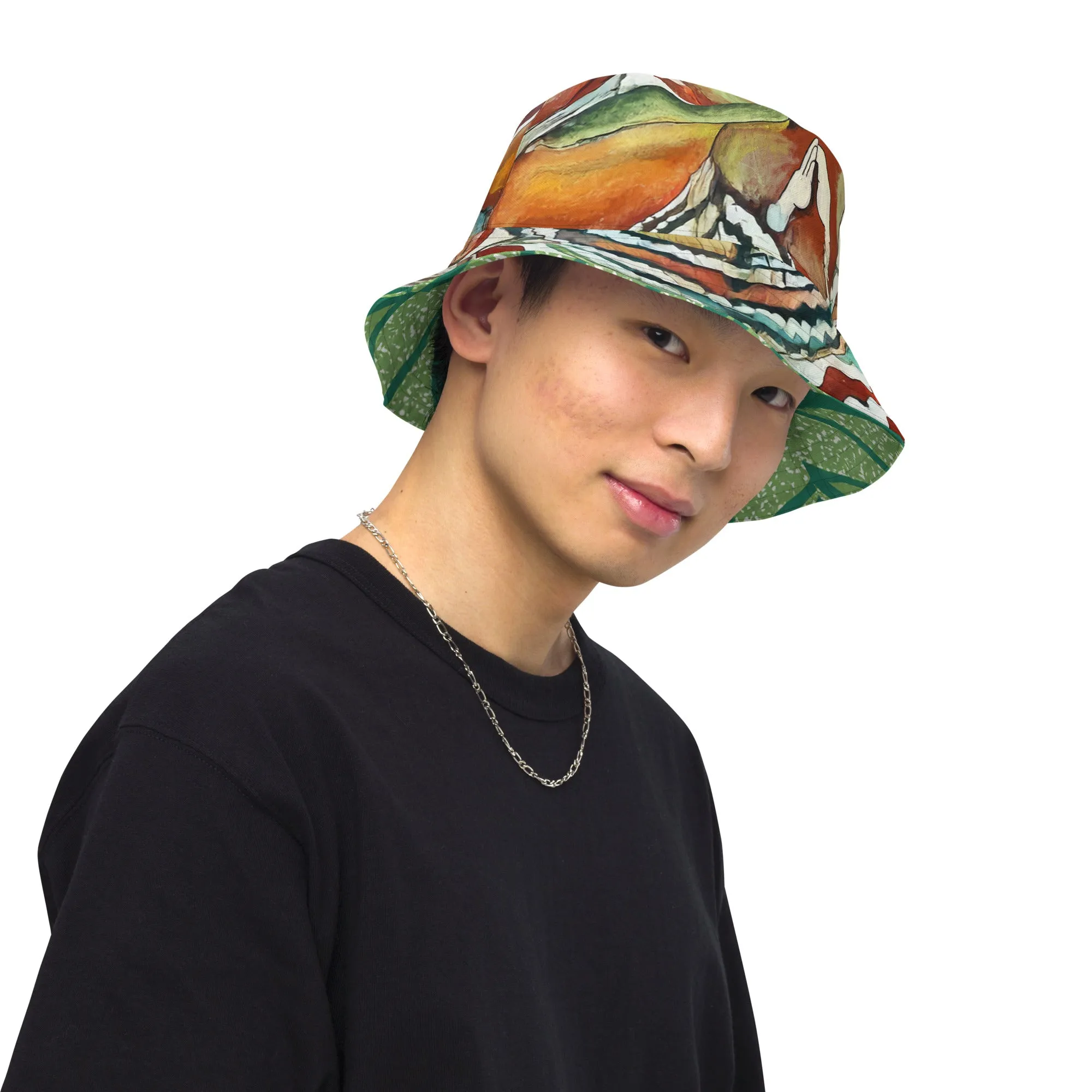 Earthy - Reversible bucket hat