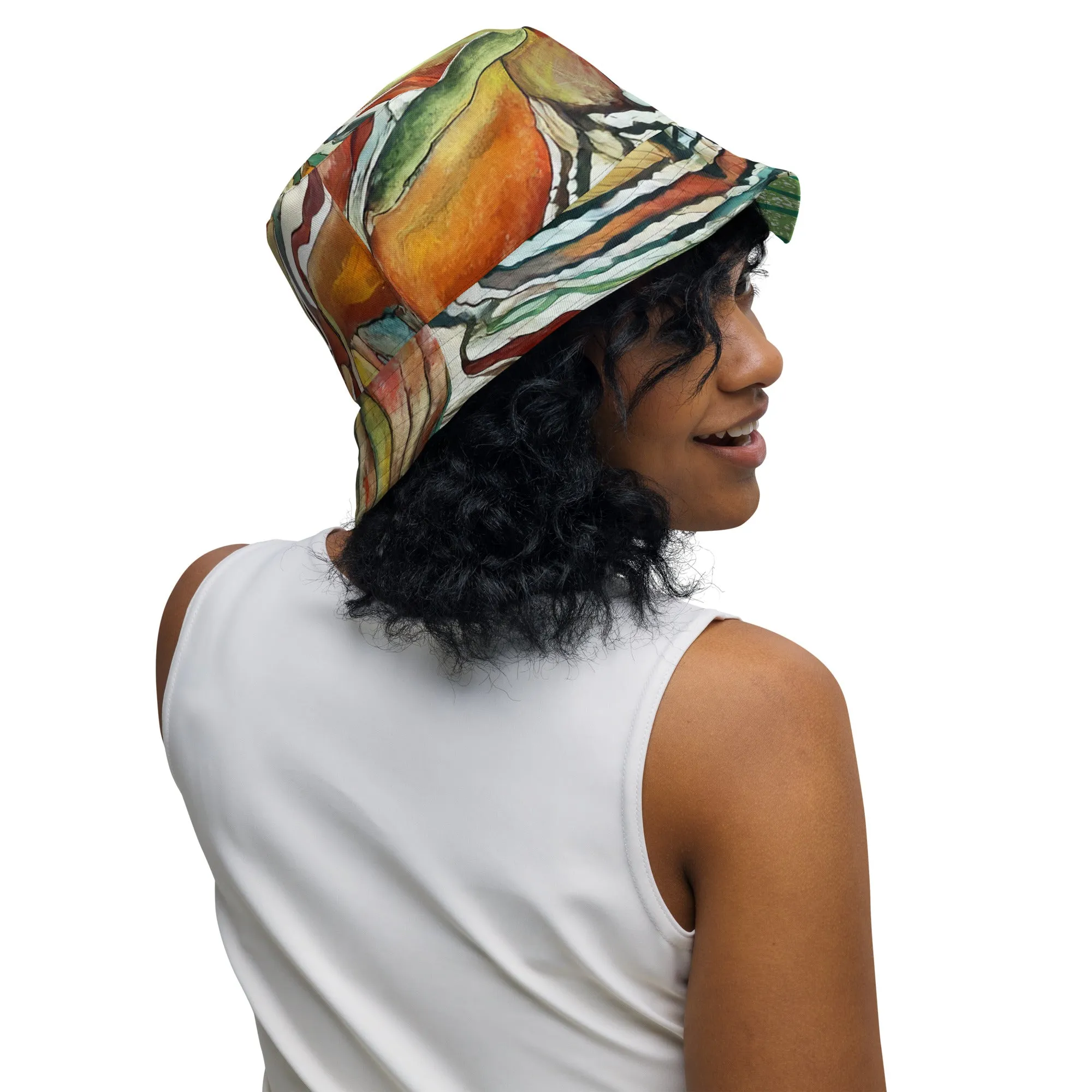 Earthy - Reversible bucket hat