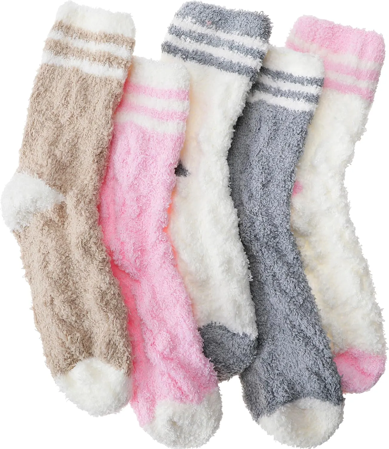 EBMORE Womens Fuzzy Socks Fleece Fluffy Cabin Plush Warm Sleep Soft Cozy Winter Adult Socks