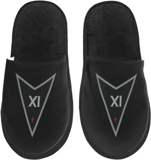 Emblem Of Space Delta 9 Slippers For Women Men Cozy Indoor And Outdoor Slip On Slippers Fuzzy House Shoes