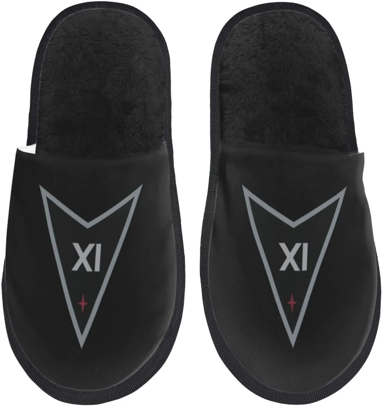 Emblem Of Space Delta 9 Slippers For Women Men Cozy Indoor And Outdoor Slip On Slippers Fuzzy House Shoes