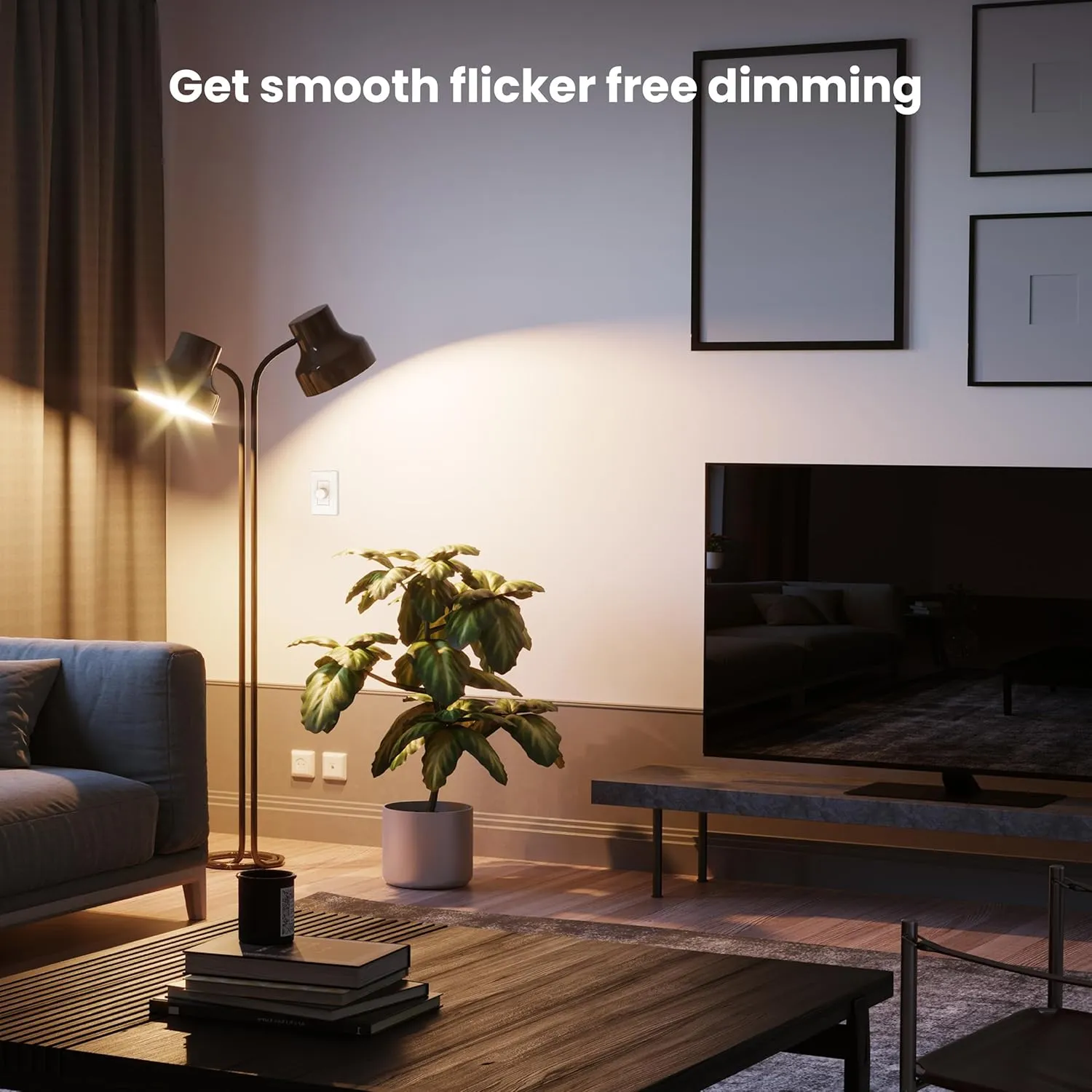 Feit Electric A21 LED Light Bulb, 100W Replacement, Dimmable, Selectable Color Temperatures (2700K-5000K), 1600 Lumens, General Purpose Light Bulbs, 15,000-Hour Lifetime, OM100DM/5CCTCA/LED/6, 6 Pack