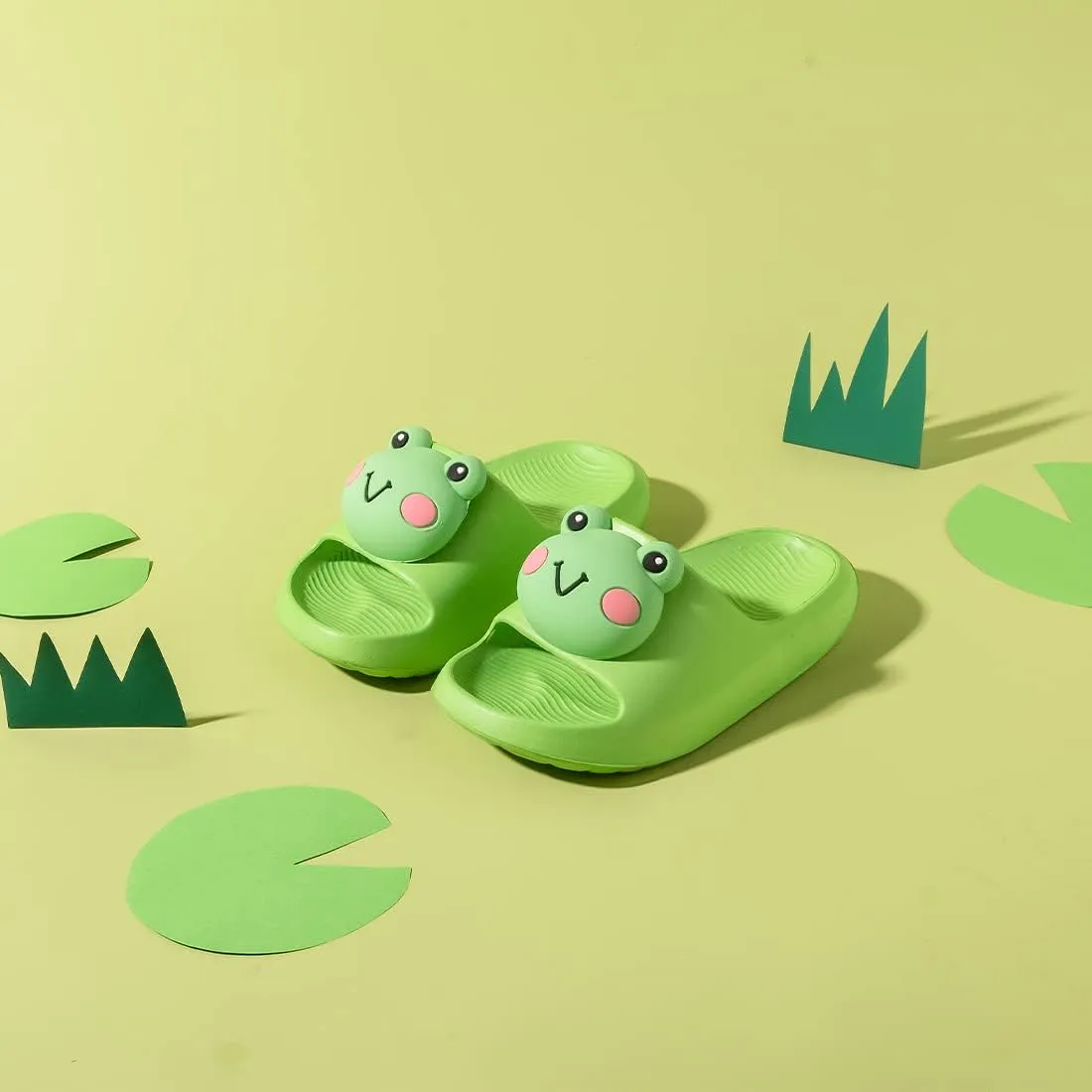 Fiedaz Kids Slides for Girls Boys Toddler Cloud Slides Animal Quick Drying Beach Slides Toddler Pool Shower Flip Flops Slippers