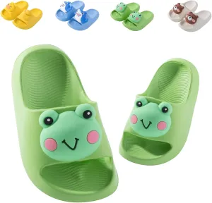 Fiedaz Kids Slides for Girls Boys Toddler Cloud Slides Animal Quick Drying Beach Slides Toddler Pool Shower Flip Flops Slippers