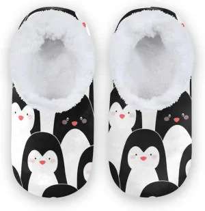 Fisyme Kids Slippers Boys Girls Warm Soft Indoor House Slipper Socks Home Shoes